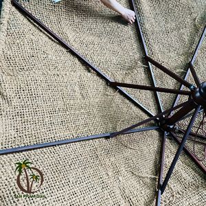 Sombrilla de Fibra de Coco Rústica para Resort - Sombrilla Tropical Tejida a Mano para Sombra en Exteriores - Marca Coco Eco - Product Image 2