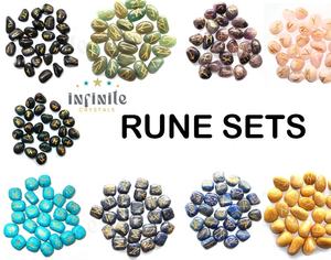 Juego de Runas de Obsidiana Negra al por Mayor, Runas de Futhark Grabadas de Alta Calidad, Feng Shui, Runas de Sanación del Amor - Product Image 2