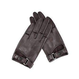 Gants de moto en cuir respirants, gants de sport et de course, cuir véritable souple, prix usine - Product Image 2