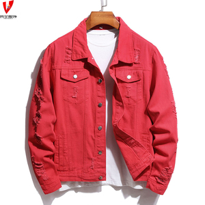 Ensemble de vestes en jean Alpha Denim BEST ROCK PVE-8476 pour hommes, tissu respirant, séchage rapide, manches longues, style hip-hop, modèle unique - Product Image 1