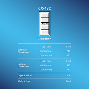 Large Office <b>Fireproof</b> Safe Double Door Burglarproof Safe <b>for</b> <b>Document</b> and File Storage CX-482 - Product Image 2