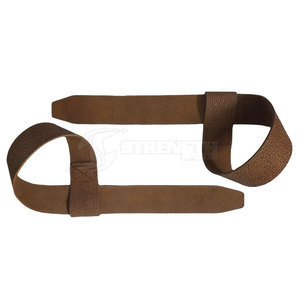 Gym Accessories Leather Lifting Straps For <b>Grip</b> <b>Control</b> And Performance Leather Lifting Straps - Product Image 5