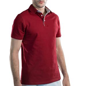 Camiseta polo minimalista para hombre, diseño simple, tacto de algodón transpirable, manga corta, cuello moderno, proporción confiable, producción confiable - Product Image 1