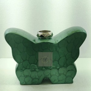 Urna Funeraria de Aluminio Azul Rey con Mariposa – Urna Conmemorativa con Alas Plateadas Talladas a Mano para Cenizas Humanas con Tapa Roscada Segura - Product Image 6