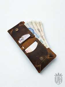 Minimalist Genuine Leather Stitchless <b>Wallet</b> Slim <b>RFID</b> Blocking Card Holder No Stitch Men Mini Business <b>Wallet</b> SLW-0025 - Product Image 5