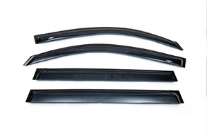 แผ่นบังแดดรถยนต์ HIC วัสดุ PMMA สีรมควัน สำหรับ TOYOTA Land Cruiser 200 Series Station Wagon ปี 2008-2021 ติดตั้งได้พอดี 100% พร้อมเทป 3 ม. - Product Image 5