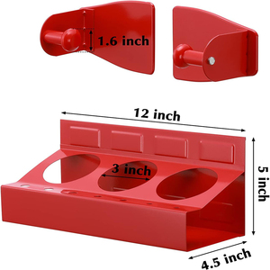 Vietnam Metal Magnetic Toolbox for Cabinet Steel Tool Tray <b>Storage</b> <b>Bins</b> for Garage, Workshop & Tool Chest Red GAPGAR017 - Product Image 1