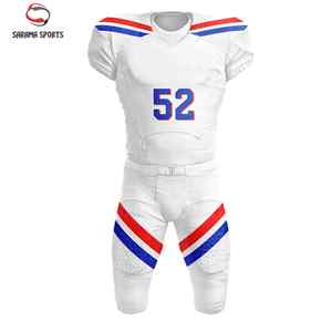 Camiseta de Práctica de Fútbol Americano Personalizada con Malla de Sarga y Sublimación para Jóvenes, Uniforme de Fútbol Americano para Hombre - Product Image 2