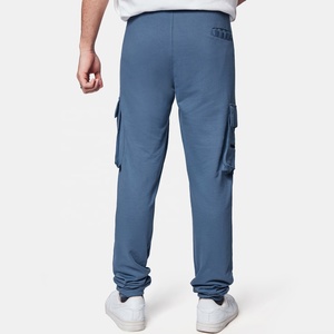 Nouveau pantalon cargo pour homme, coupe ample et droite, style oversize, vêtements de travail, joggers noirs, pantalon décontracté en coton, 80% coton, 20% polyester, séchage rapide - Product Image 2