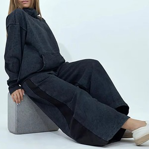 Vêtements de sport d'hiver haut de gamme pour femmes, survêtements en polaire chauds, broderie de logo personnalisée, fabricant OEM, exportateur - Product Image 5