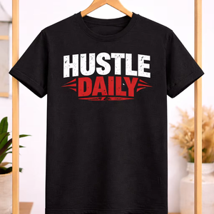 T-shirt personnalisé avec citation inspirante, motif graphique motivant, unisexe, en coton, décontracté, manches courtes, OEM ODM, vêtements en gros - Product Image 1