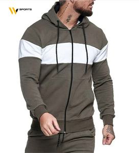 Sweats à capuche de haute qualité pour hommes Streetwear de sport personnalisé Panneau solide Design Nouvelle fermeture éclair Polaire de meilleure qualité pour la mode hivernale - Product Image 3