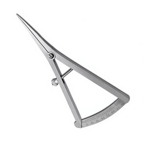 Calibrador Recto de 4.5 Pulgadas de Largo para Mapeo Óseo, Instrumento de Medición de 0-40mm con Escala de Precisión para Implantes Dentales, Quirúrgicos y de Ortodoncia - Product Image 3