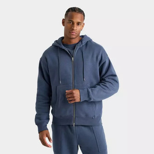 Vêtements pour hommes de haute qualité, sweats à capuche zippés, design personnalisé, 100% coton, molleton lourd 350 g/m², sweats à capuche zippés - Product Image 1