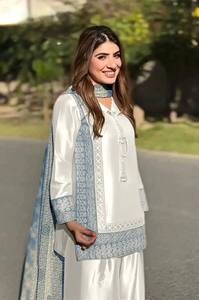 Conjunto de Traje Salwar Farshi para Mujer, Ropa India y Pakistaní Bordada, Reversible, Sin Arrugas, Elástica, para Bodas - Product Image 2