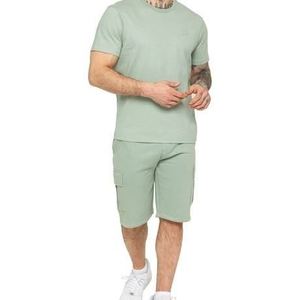 Custom Wholesale OEM Men Running Summer <b>Set</b> Manufacturer Supplier Lightweight 160 GSM Private Label Bulk Supply - Product Image 1