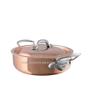 หม้อสแตนเลสทรงรี ดีไซน์สวยงาม เงางาม สำหรับเสิร์ฟและเก็บอาหารร้อน - Product Image 5