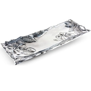 Dessert Display Attractive Gold Metal Handle <b>Chocolate</b> Tray Exclusive Design Table Decorative <b>Chocolate</b> Sweets Serving Tray - Product Image 5