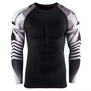 Camiseta de Compresión de Manga Corta Personalizada de Alta Calidad, Sublimada, de Poliéster y Nailon, para Hombres, Mujeres y Jóvenes - Product Image 2