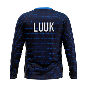 Camiseta Deportiva de Compresión Personalizada para Hombre, Manga Larga, Transpirable, Elástica, para Entrenamiento de MMA, Gimnasio, Fitness, OEM, ODM - Product Image 2