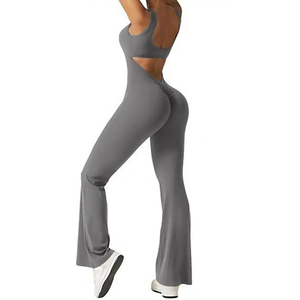 Mono Deportivo con Cuello en U y Tirantes Anchos para Mujer, Mono de Alta Calidad con Estilo de Leggings Ajustados y Efecto Levanta Glúteos - Product Image 6