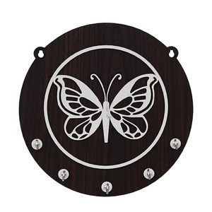 Luxury Butterfly <b>Key</b> Holder <b>Wall</b> Decor Decorative Wooden Metal <b>Key</b> Organizer for Home Entrance - Product Image 6