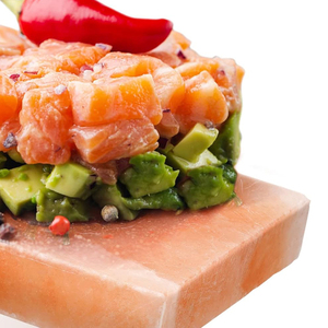 Plaque de cuisson en sel de l'Himalaya de qualité supérieure avec support en acier inoxydable, briques de sel rose naturelles raffinées et rondes - Product Image 5