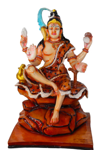 Figura de Resina Hecha a Mano del Dios Shiva - Arte Religioso Tradicional Decoración Art Deco para el Hogar, Regalo de Inauguración, Cumpleaños, Exhibición Duradera para Mesa - Product Image 3