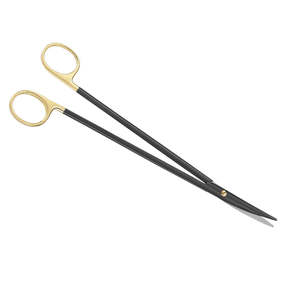 Tijeras Quirúrgicas Metzenbaum de 20 cm, Doradas y Negras, para Disección Precisa de Tejidos Blandos, Instrumentos Quirúrgicos Estériles y Duraderos - Product Image 6