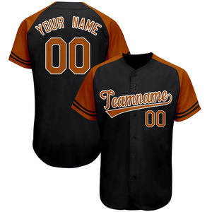 Maillots de baseball unisexes de haute qualité, nom du joueur, 100% polyester, chemises boutonnées, streetwear hip-hop - Product Image 6