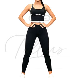 Women Yoga Set Workout Fitness Gym Wear Yoga Set Gym Clothing Sleeveless Yoga Set For Women - Product Image 3