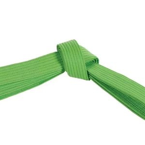 Ceinture de karaté verte unie en coton, sangle de gradation pour arts martiaux, ceinture de grade pour étudiants en taekwondo, ceintures de gradation de haute qualité - Product Image 3