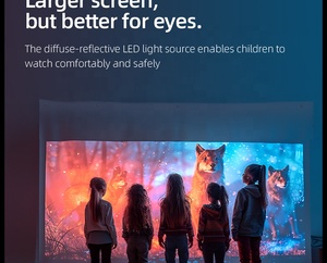 AUN U002 Projecteur de cinéma maison portable professionnel 1080p 4K MINI économique 3D Smart TV Marque Dropshipping - Product Image 6