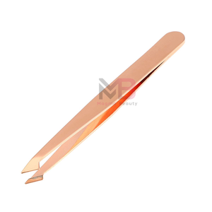 Pinzas para Cejas MAGMA BEAUTY, Logotipo Personalizado, Marca Privada, Profesionales, Hechas a Mano, Duraderas, de Lujo, de Acero Inoxidable Ligero - Product Image 4