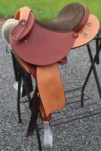 Silla de Montar a Caballo de Cuero Genuino Estilo Vintage, Impermeable, OEM, ODM, Personalizada, Hecha a Mano, Estilo Europeo - Product Image 2