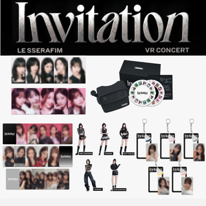 LE SSERAFIM Invitation VR Concert Merch KPOP Langue coréenne Tous âges BW-153 Séoul Corée du Sud - Product Image 1