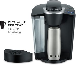 <b>Keurig</b> <b>K</b>-Classic Single Serve <b>K</b>-Cup <b>Pod</b> <b>Coffee</b> <b>Maker</b>, with 3 Brew Sizes, 48oz Removable Reservoir, Black - Product Image 3