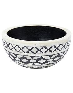 Bol décoratif artisanal en os incrusté, bol design en os incrusté, bol de présentation en os incrusté - Product Image 3