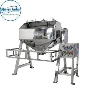Mélangeur vertical octogonal rotatif en acier inoxydable pour les industries chimiques, alimentaires et cosmétiques, capacité 500L, puissance 5kW, 440V, garantie 1 an - Product Image 2