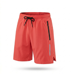 Pantalones Cortos Cargo para Hombre Más Vendidos de Alta Calidad con Bolsillos Delanteros, de Lona Transpirable, de Cintura Media y Cierre con Cordón, con Detección de Agujas - Product Image 3
