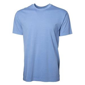 T-shirt pour homme bleu clair, col rond, manches courtes, coton doux, décontracté, basique, léger, respirant, à porter tous les jours en été - Product Image 1