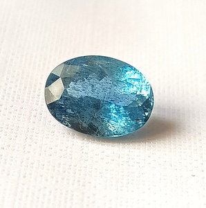 Aigue-marine bleue naturelle du Mozambique, taille ovale, 2,75 carats, pierre précieuse facettée non montée pour bijoux - Product Image 3
