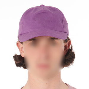 Casquettes 5 panneaux faites à la main, couleur unie violette, qualité supérieure, nouveau produit tendance et confortable, fournisseur fiable 2026 - Product Image 1