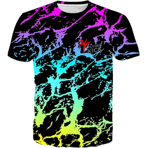 T-shirts unisexes à manches courtes 100% polyester, impression par sublimation, t-shirts vierges tricotés de haute qualité, prix abordable - Product Image 1