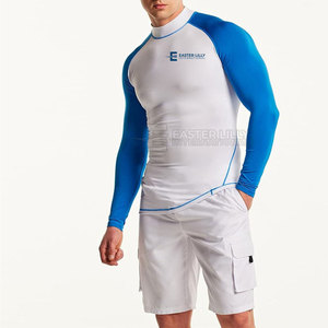Dernier design de rashguard pour hommes, vêtements de sport, rashguard à prix avantageux, avec logo personnalisé, fabriqué au Pakistan - Product Image 2