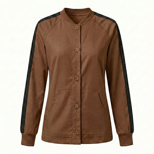 Chaqueta Sanitaria de Diseño Deportivo para Mujer, con Cierre de Botones a Presión, Abrigo Térmico, Uniforme Médico, Hospitalario, Enfermería, Logotipo Personalizado, Venta al por Mayor - Product Image 4