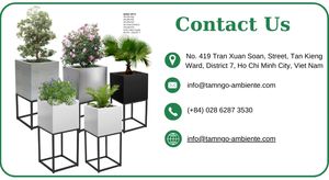 Pot de plante d'intérieur en osier fait à la main avec pied pour la maison et le jardin - Product Image 5