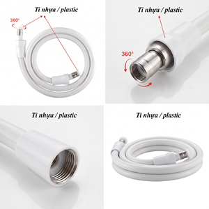 KSN Vietnam PVC <b>Shower</b> Hose 1.2m Customizable Easy Installation 1 Year Warranty Modern Bathroom <b>Accessories</b> KSD 23-1.2m Hot Sale - Product Image 2