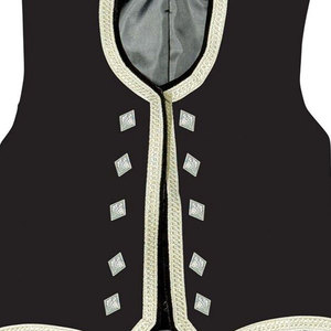 Gilet de danse traditionnel en velours fait à la main, tenue de danse écossaise, sur mesure, toutes tailles - Product Image 5