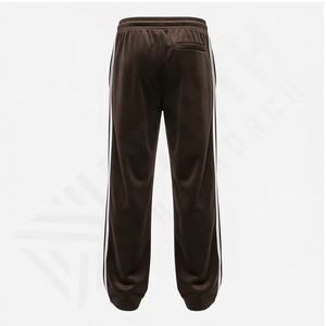 Fabricante Vintage de gran tamaño lavado con ácido pantalones de chándal con diamantes de imitación Jogger cortar y coser pantalones de chándal acampanados hombres - Product Image 3